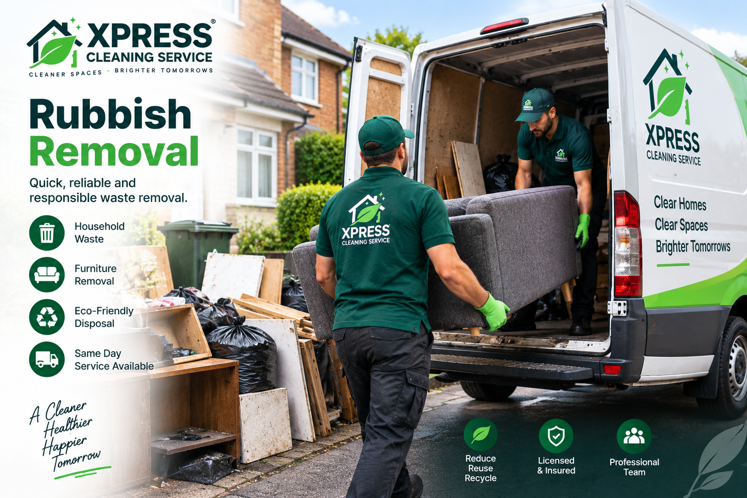 Rubbish Removal Service Sheffield - Xpress Cleaning Service