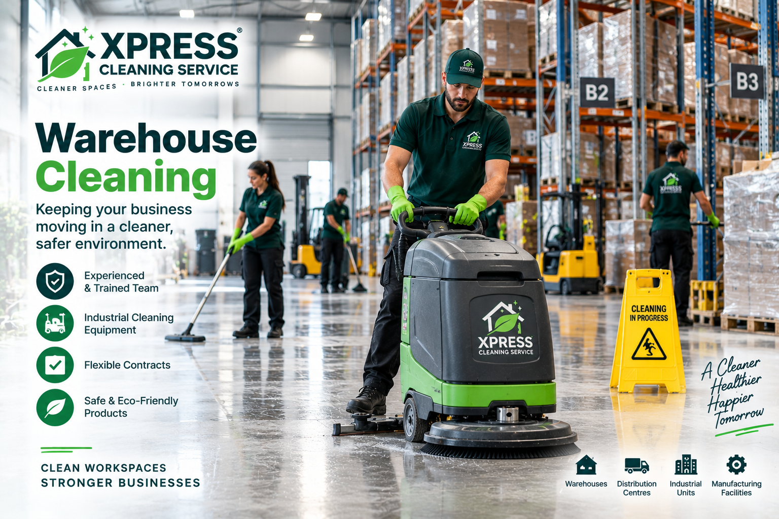 Warehouse Cleaning Services Sheffield - Xpress Cleaning Service